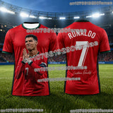 2026 Special Edition Ronaldo No.7 Soccer Jersey Oversize Breathable Training Tee