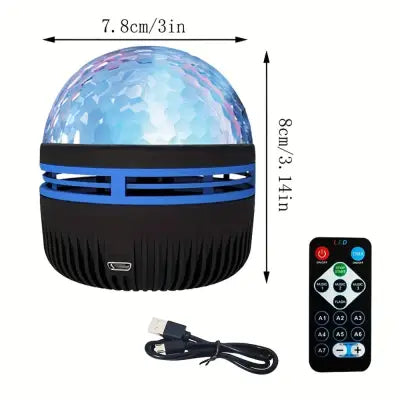 LED Starry Galaxy Projector Light with Smart Remote Control