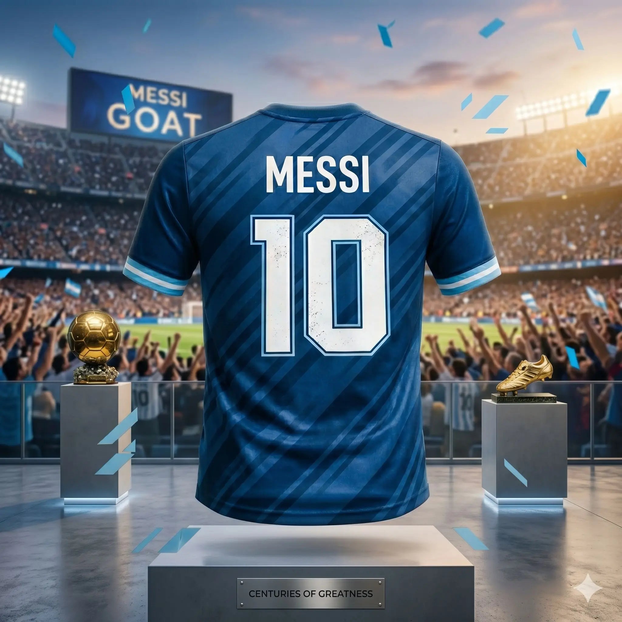 Kids Messi #10 Soccer Jersey Breathable Quick Dry Training Uniform