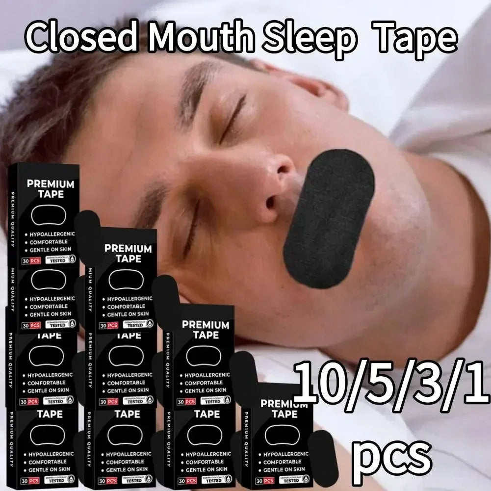 Elastic Sleep Tape Breath Correction 10 Pack Stop Snoring Aid