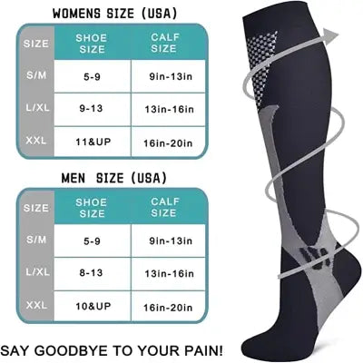 Compression Sport Socks for Varicose Veins Medical Nursing Stockings