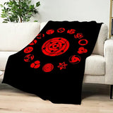 A-Akatsuki Cool N-Naruto-es Anime Blanket Blanket for Couch Sofa Travel Home Hiking Picni Bed Beding Flannel Blanket