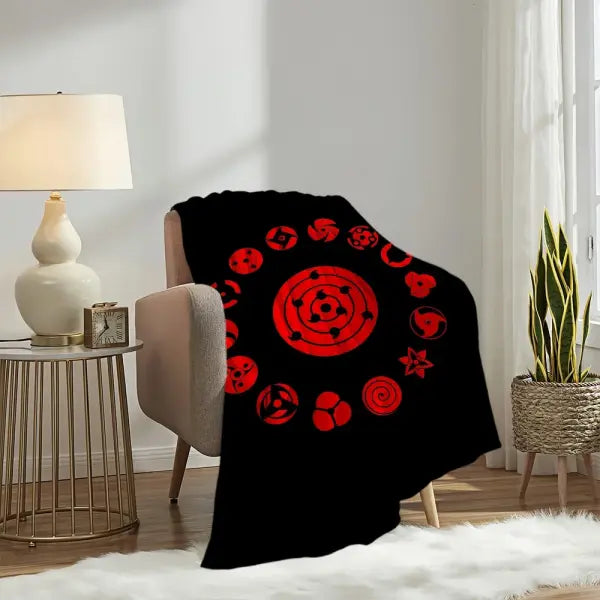 A-Akatsuki Cool N-Naruto-es Anime Blanket Blanket for Couch Sofa Travel Home Hiking Picni Bed Beding Flannel Blanket