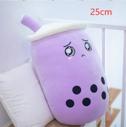 Cute Fruit Drink Plush Doll and Stuffed Animal Hugging Pillow - Purple / 25CM