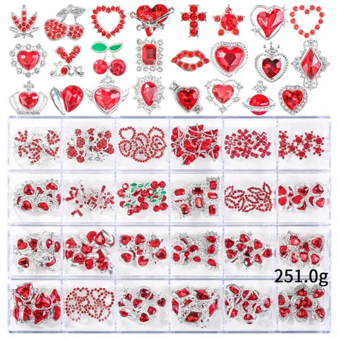 AB Clear Drop Rhinestones for Nail Art and Decoration - 001(240pcs)