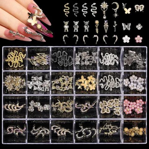 AB Clear Drop Rhinestones for Nail Art and Decoration - 08(120pcs)