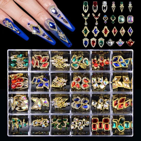 AB Clear Drop Rhinestones for Nail Art and Decoration - 09(120pcs)