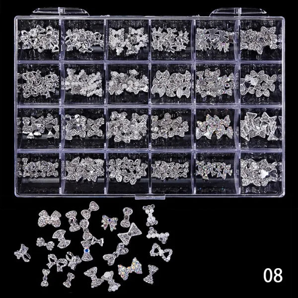 AB Clear Drop Rhinestones for Nail Art and Decoration - 235pcs 08