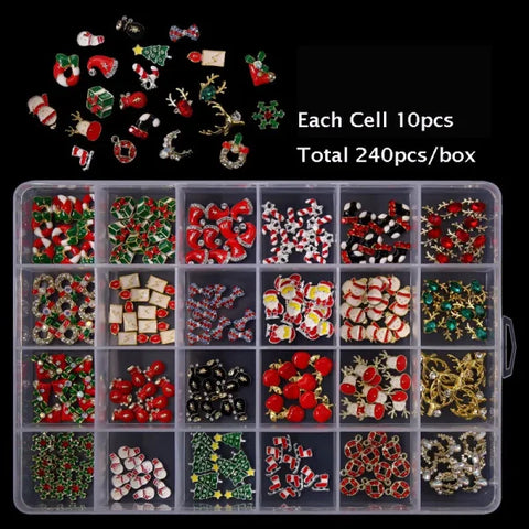 AB Clear Drop Rhinestones for Nail Art and Decoration - 240pcs Chxmas