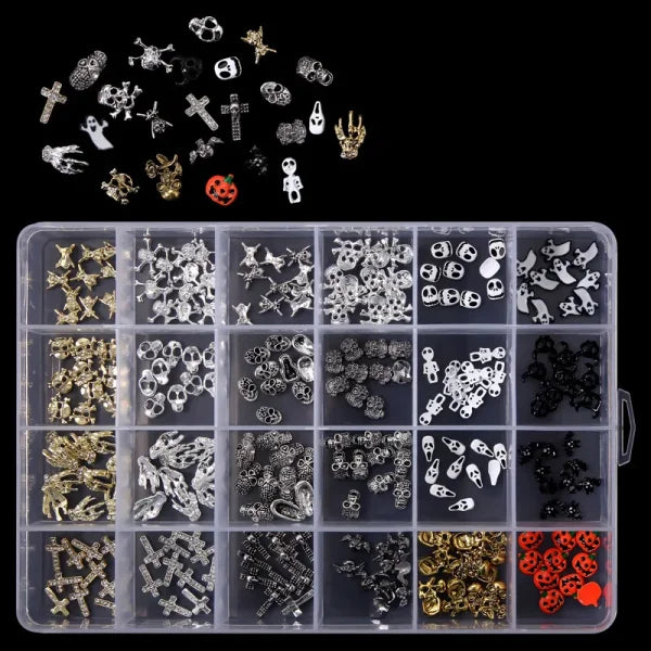 AB Clear Drop Rhinestones for Nail Art and Decoration - Halloween(240pcs)