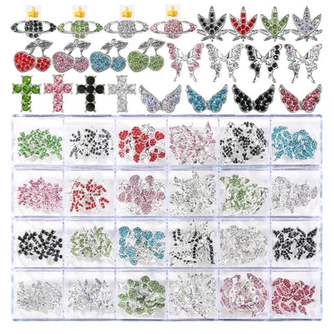 AB Clear Drop Rhinestones for Nail Art and Decoration - Brand 03(240pcs)