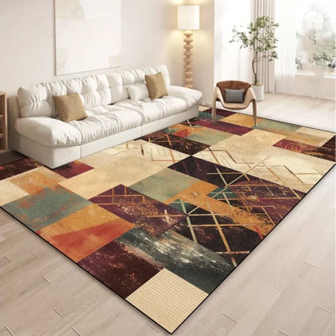 Abstract Geometry Carpet - Home Decoration Rug for Living Room & Corridor - CX004-Flannel 7 / 200x400cm 78.7x157in