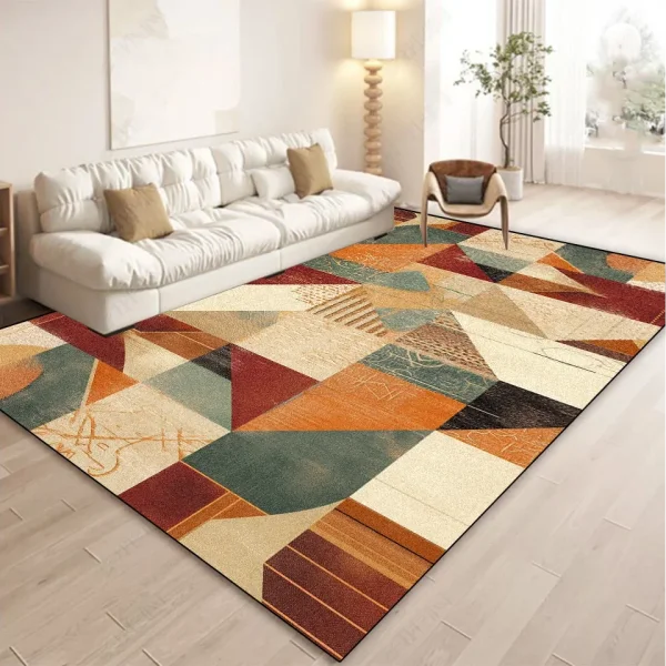 Abstract Geometry Carpet - Home Decoration Rug for Living Room & Corridor