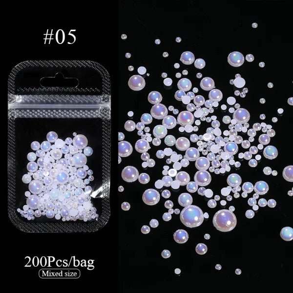 Acrylic Rhinestone Nail Accessories for Women's Fashion and Beauty Products - Himpall