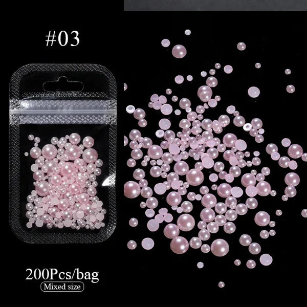 Acrylic Rhinestone Nail Accessories for Women's Fashion and Beauty Products - Himpall