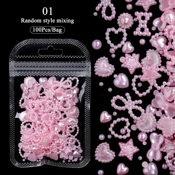 Acrylic Rhinestone Nail Accessories for Women's Fashion and Beauty Products - Himpall