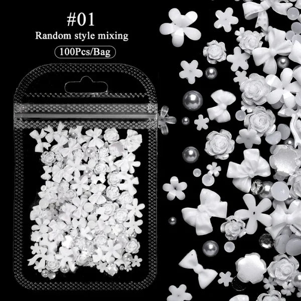 Acrylic Rhinestone Nail Accessories for Women's Fashion and Beauty Products - Himpall