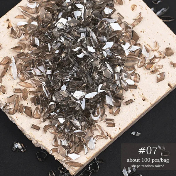 Acrylic Rhinestone Nail Accessories for Women's Fashion and Beauty Products - Himpall