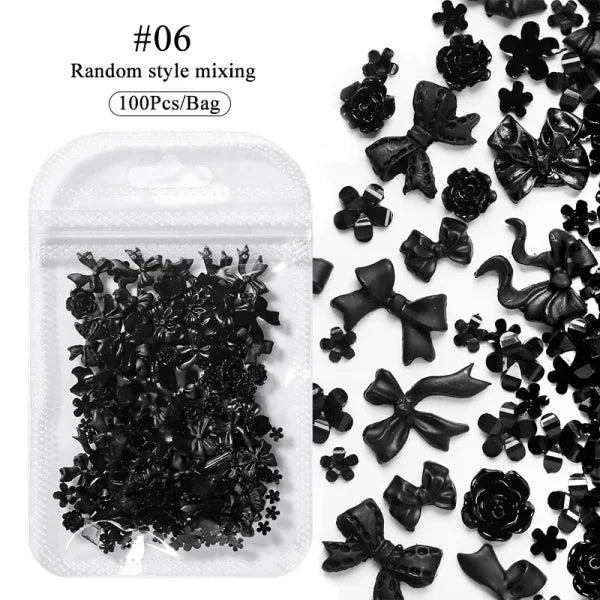 Acrylic Rhinestone Nail Accessories for Women's Fashion and Beauty Products - Himpall
