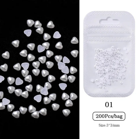 Acrylic Rhinestone Nail Accessories for Women's Fashion and Beauty Products - Himpall