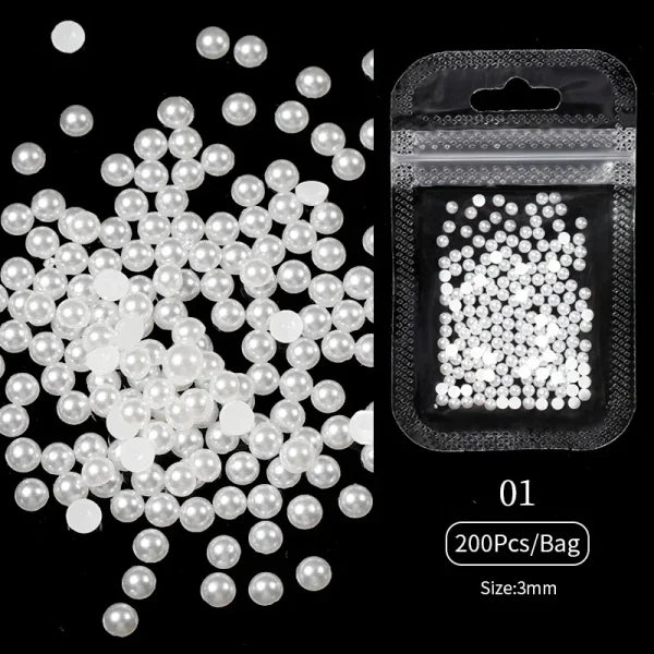Acrylic Rhinestone Nail Accessories for Women's Fashion and Beauty Products - Himpall