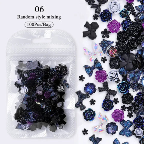 Acrylic Rhinestone Nail Accessories for Women's Fashion and Beauty Products - Himpall