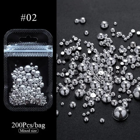 Acrylic Rhinestone Nail Decoration for Creative Application - H02