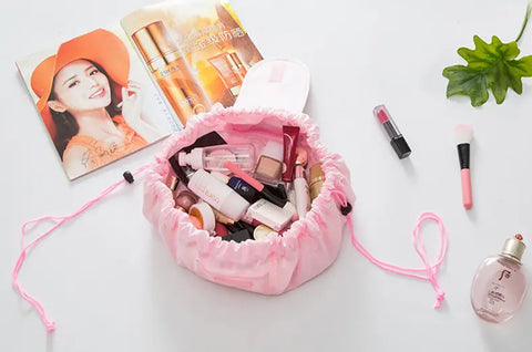 Chic Cosmetic Bag - Waterproof Drawstring Makeup Organizer