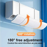 Adjustable Air Conditioning Cover Wind Deflector Windshield Air Conditioner Tools Air Baffle Shield Home Office