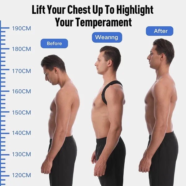 Adjustable Back Posture Corrector – Clavicle & Spine Support - Himpall