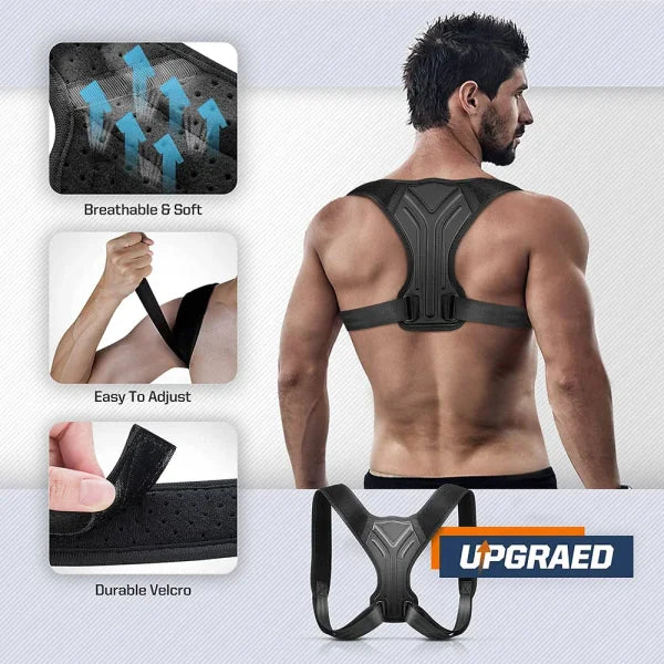 Adjustable Back Posture Corrector – Clavicle & Spine Support - Himpall