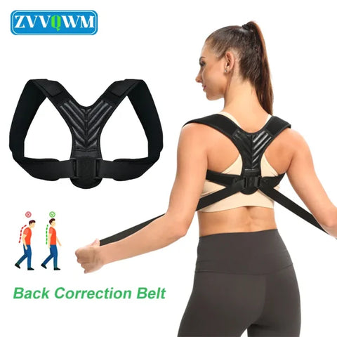 Adjustable Back Posture Corrector – Upper Back Support & Pain Relief