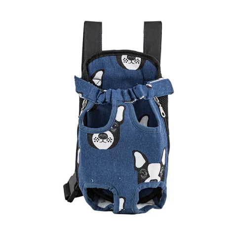 Adjustable Cat Carrier Backpack for Outdoor Travel and Hiking - Dog Canvas / M-in 3.5kg