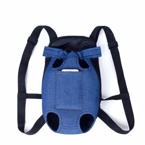 Adjustable Cat Carrier Backpack for Outdoor Travel and Hiking - Denim L Pocket / XL-in 9kg