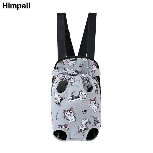 Adjustable Cat Carrier Backpack for Outdoor Travel and Hiking - Cat Canvas / XL-in 9kg