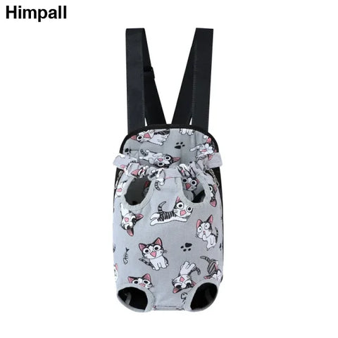 Adjustable Cat Carrier Backpack for Outdoor Travel and Hiking - Cat Canvas / XL-in 9kg