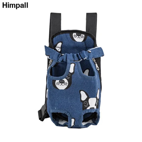 Adjustable Cat Carrier Backpack for Outdoor Travel and Hiking - Dog Canvas / M-in 3.5kg