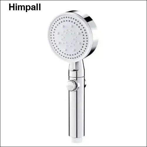 Adjustable Showerhead – 5 Mode High Pressure and Water Saving Nozzle - Style 1-Sliver