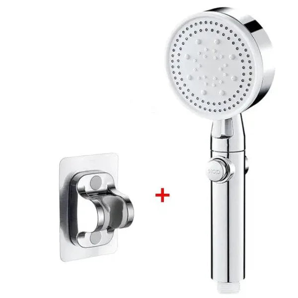 Adjustable Showerhead with 5 Mode High Pressure Water Saving Nozzle - Himpall