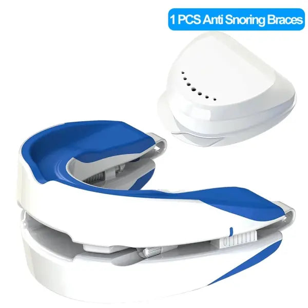 Adjustable Snoring Mouth Guard Clear Silicone Stop Snoring Device - 1 Pcs Braces-A