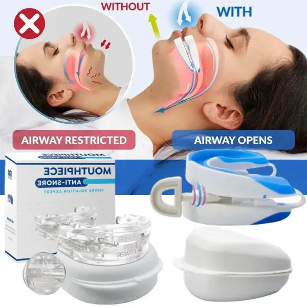 Adjustable Snoring Mouth Guard Clear Silicone Stop Snoring Device