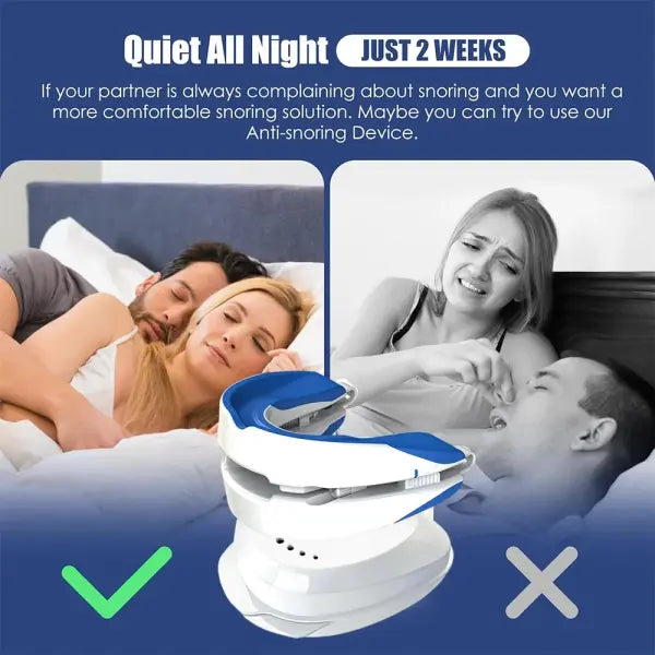 Adjustable Snoring Mouth Guard Clear Silicone Stop Snoring Device