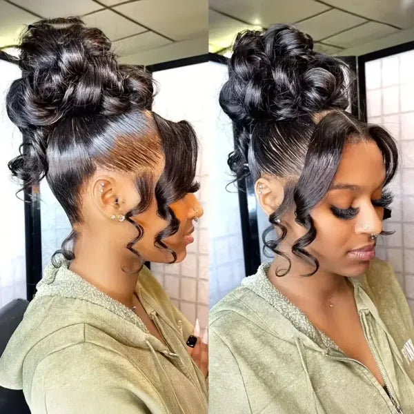 Admutty 360 HD Lace Front Wig – Pre-Plucked Glueless Body Wave Human Hair Wig for Women, 13x4/13x6 Transparent Full Lace - Himpall