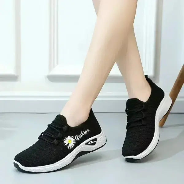 Adult sneakers women’s light running shoes net shoes comfortable soft soled sneakers women’s breathable casual single