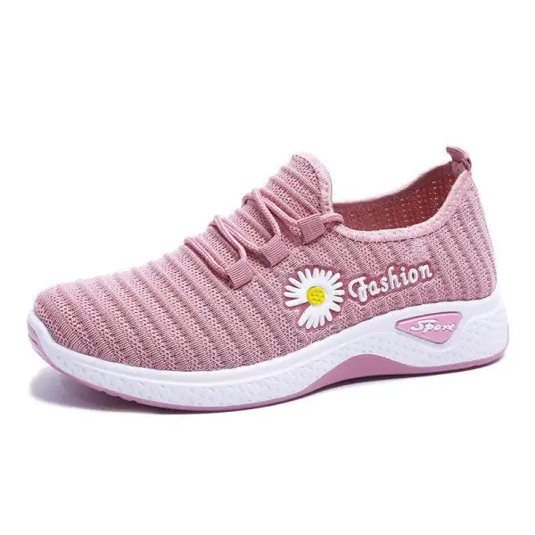 Adult sneakers women’s light running shoes net shoes comfortable soft soled sneakers women’s breathable casual single
