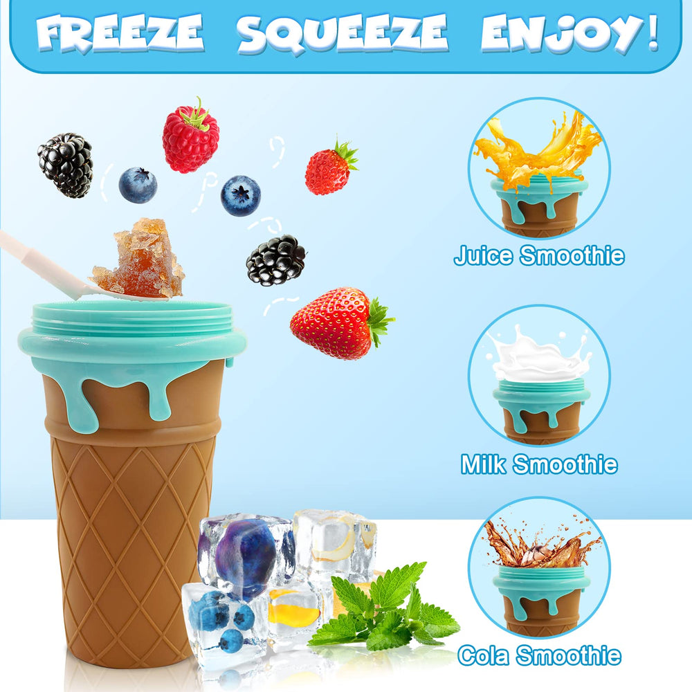 Instant Slushy and Frozen Drink Maker Squeeze Cup
