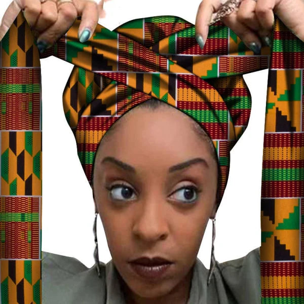 African printed hair accessories - 11color