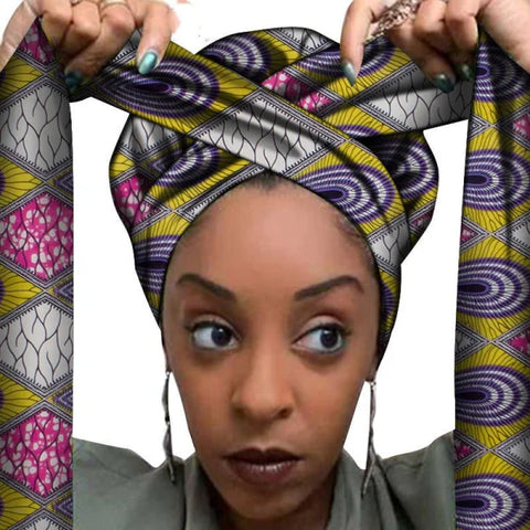 African printed hair accessories - 12color