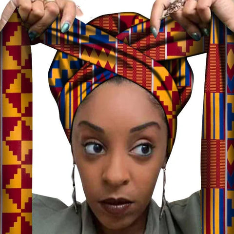 African printed hair accessories - 14color