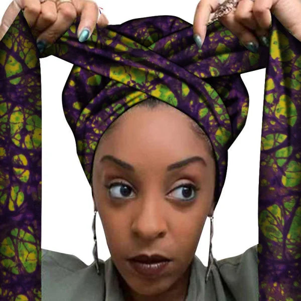 African printed hair accessories - 15color